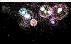 Compute shader prerecorded particle playback
