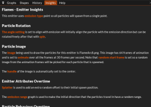 TimelineFX insights tab