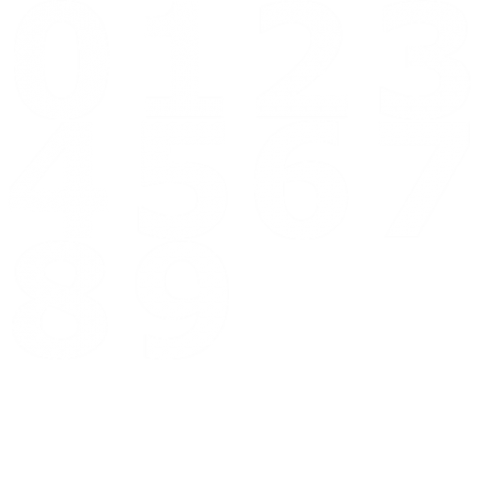 numbersverdana